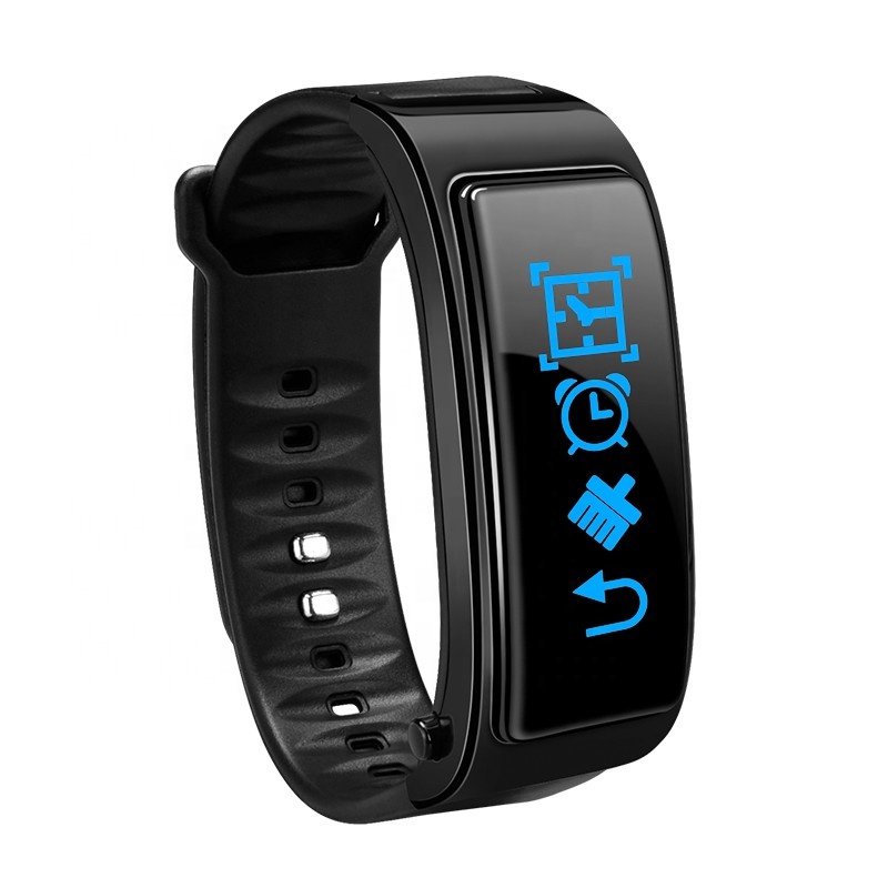 Bratara Fitness Smart neagra cu casca Bluetooth si ritm cardiac Karen SBY3 Plus image0